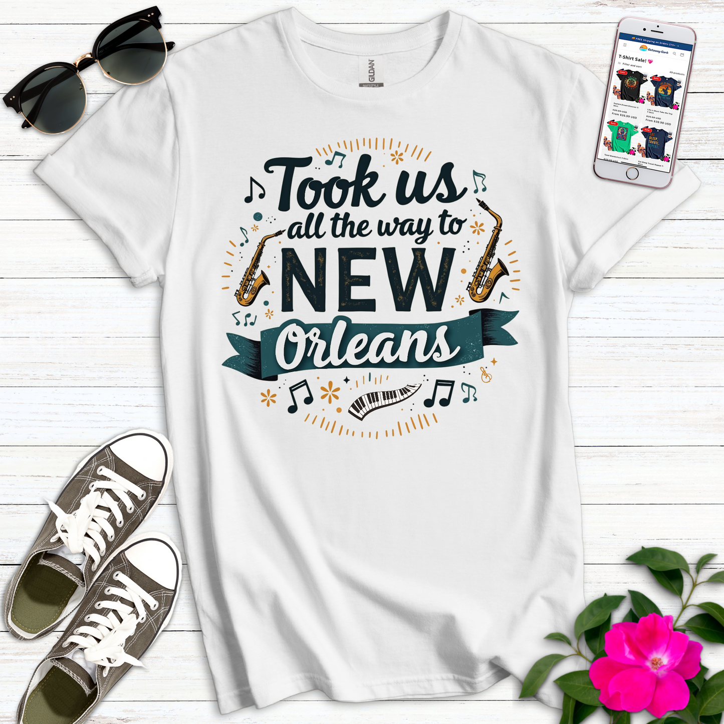 New Orleans Music T-Shirt