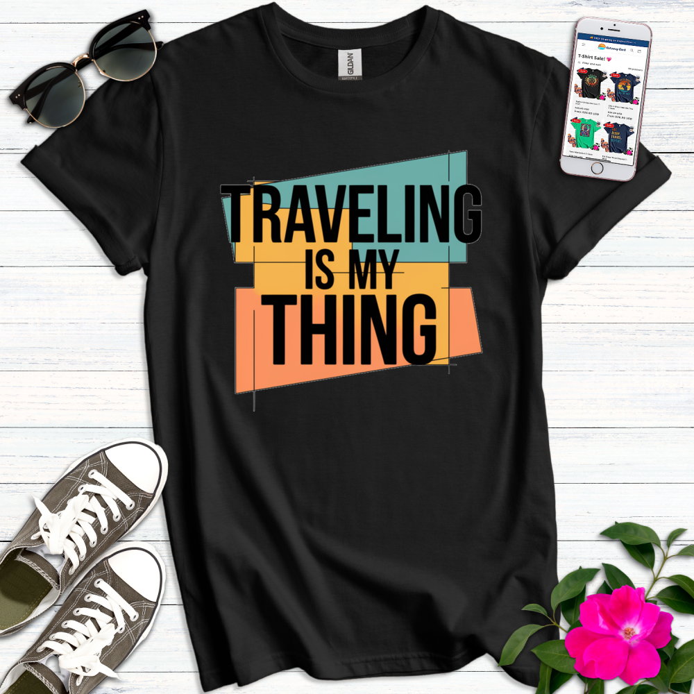 Traveling Geometric T-Shirt