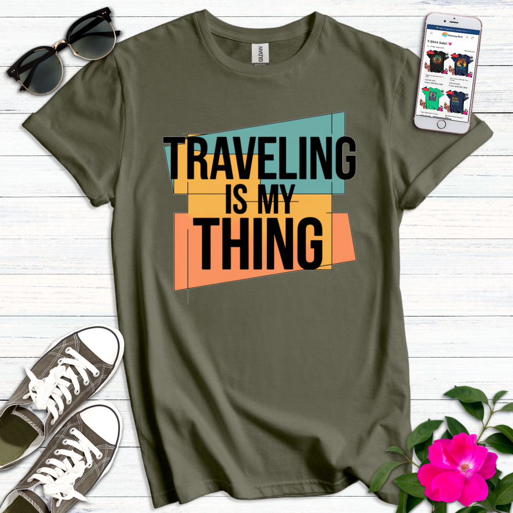 Traveling Geometric T-Shirt