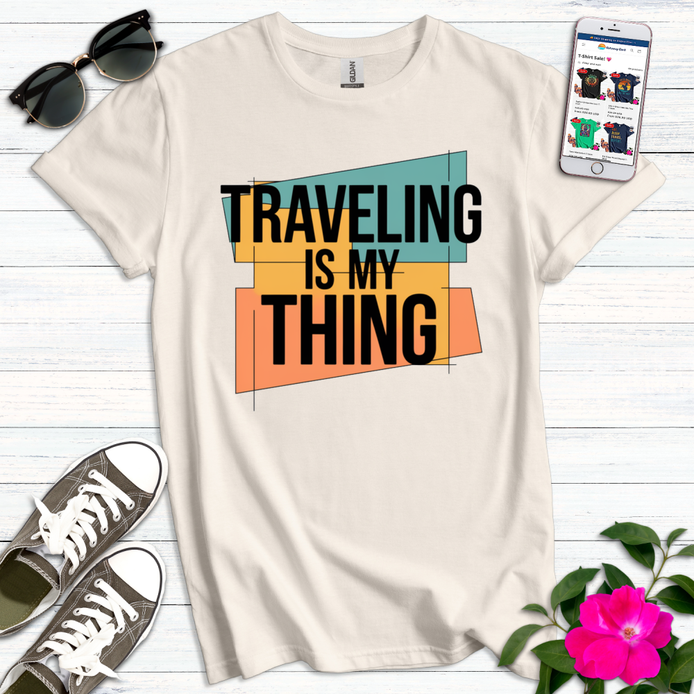 Traveling Geometric T-Shirt