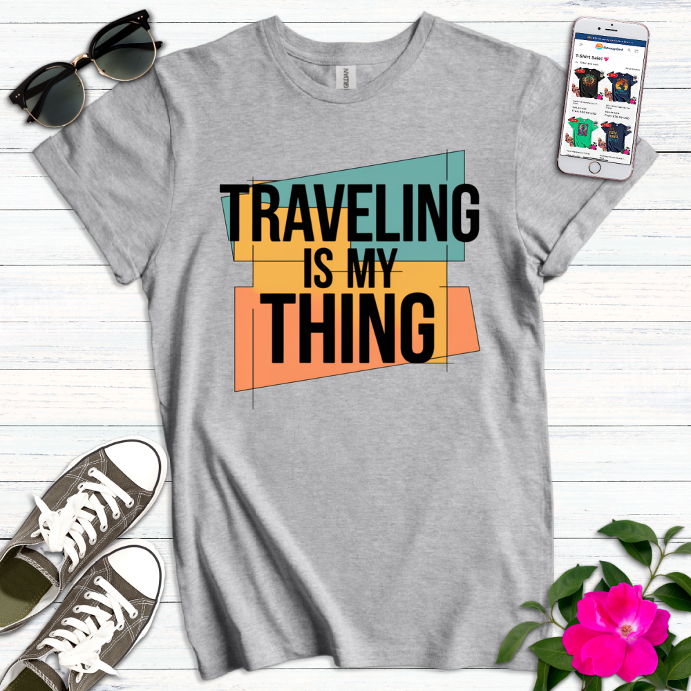 Traveling Geometric T-Shirt