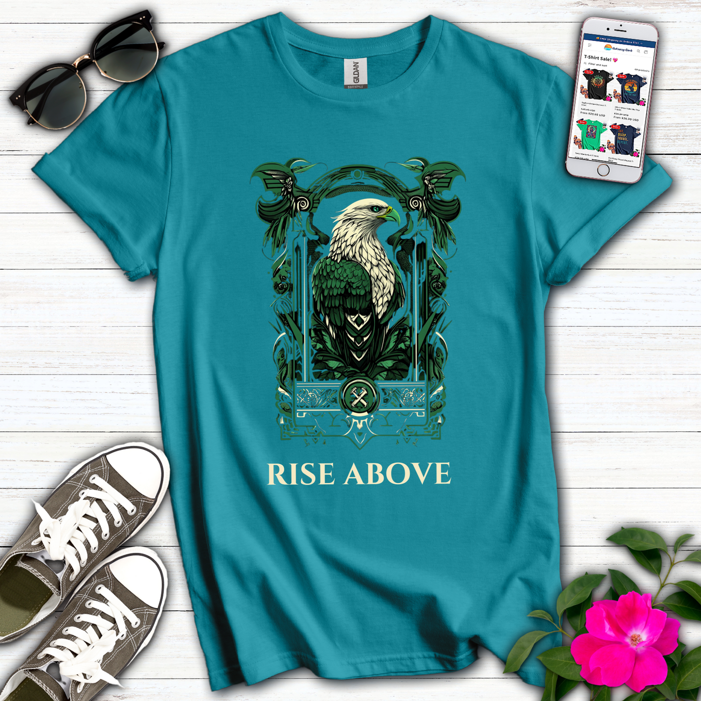 Rise Above Irish Eagle T-Shirt