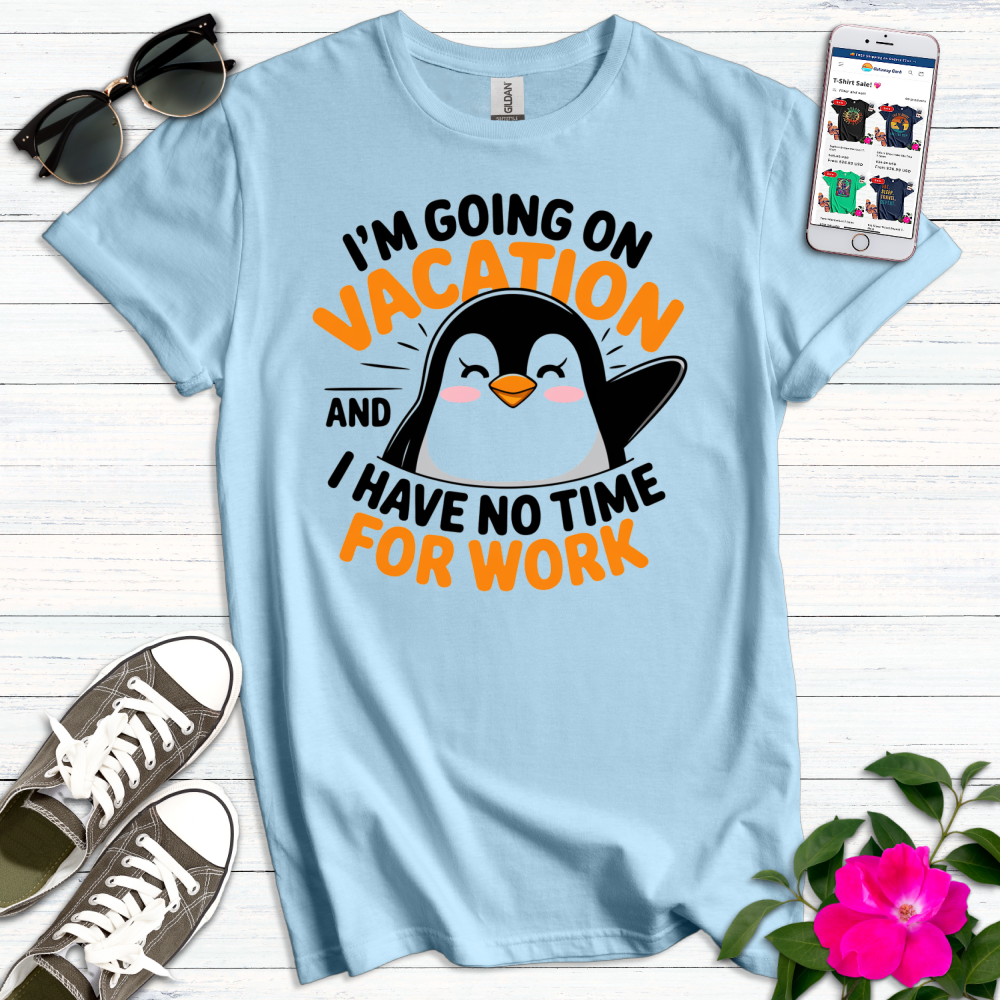 Cute Penguin Vacation T-Shirt