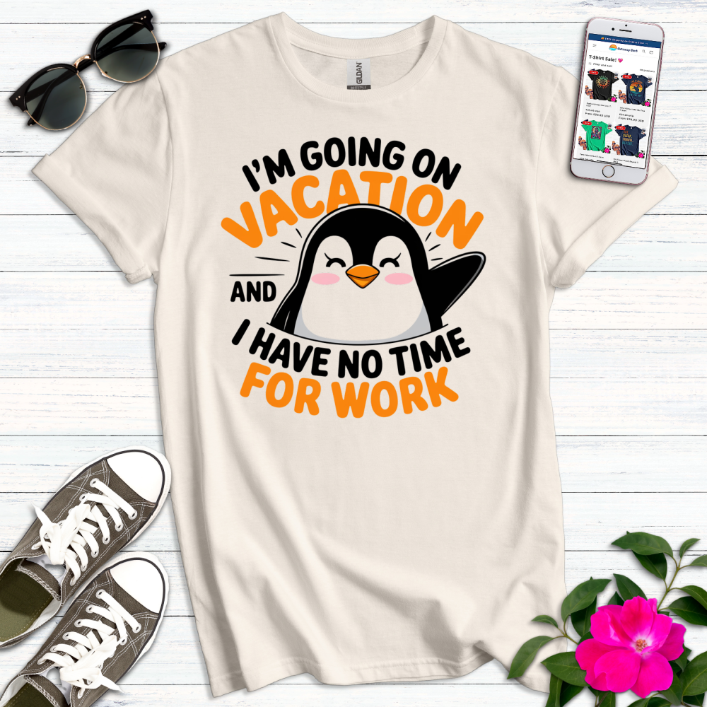 Cute Penguin Vacation T-Shirt