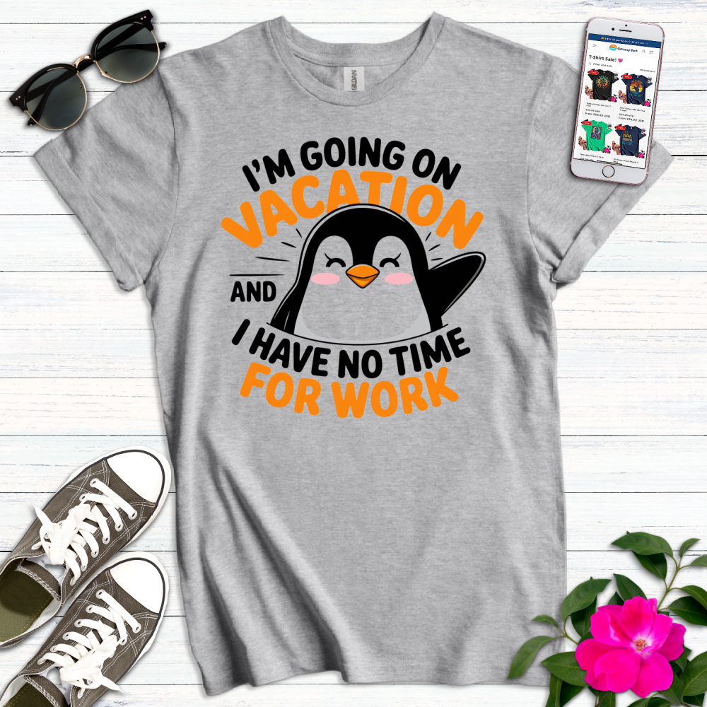 Cute Penguin Vacation T-Shirt