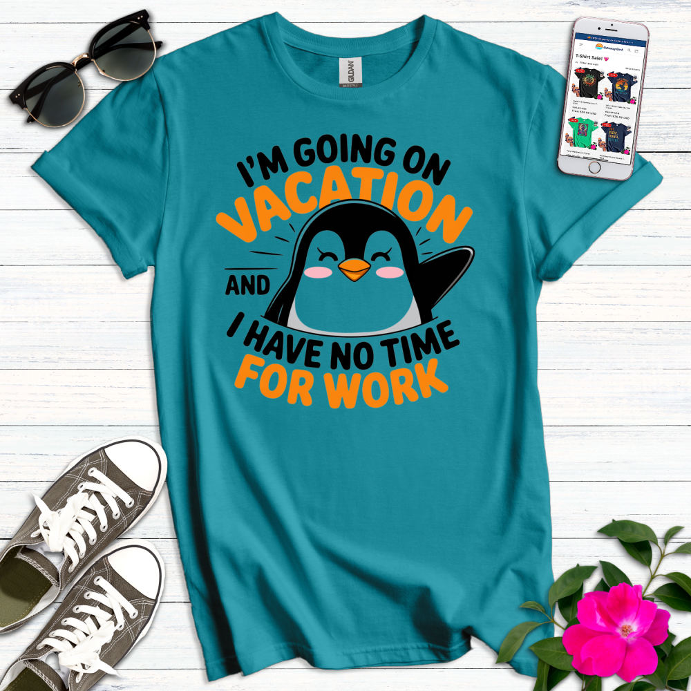 Cute Penguin Vacation T-Shirt