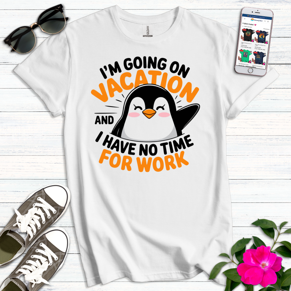 Cute Penguin Vacation T-Shirt