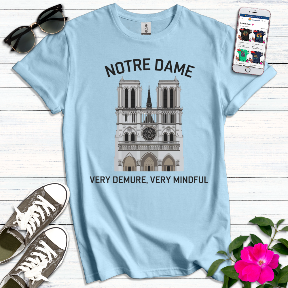 Notre Dame Very Demure T-Shirt