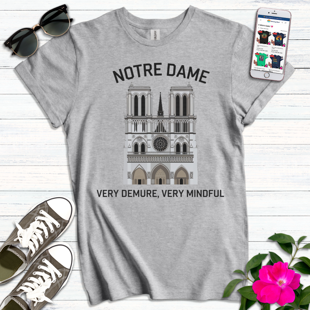 Notre Dame Very Demure T-Shirt