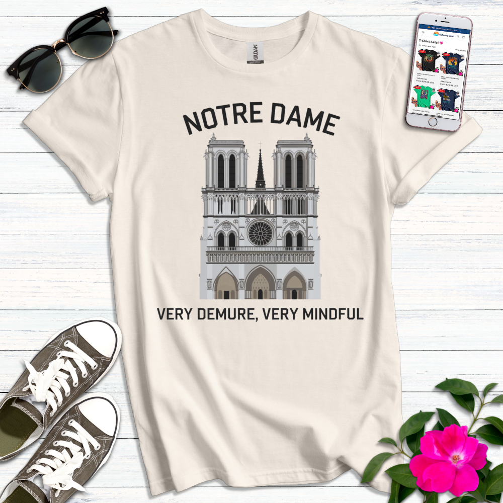 Notre Dame Very Demure T-Shirt