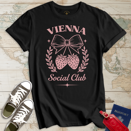 Vienna Pink Strawberry Social T-Shirt