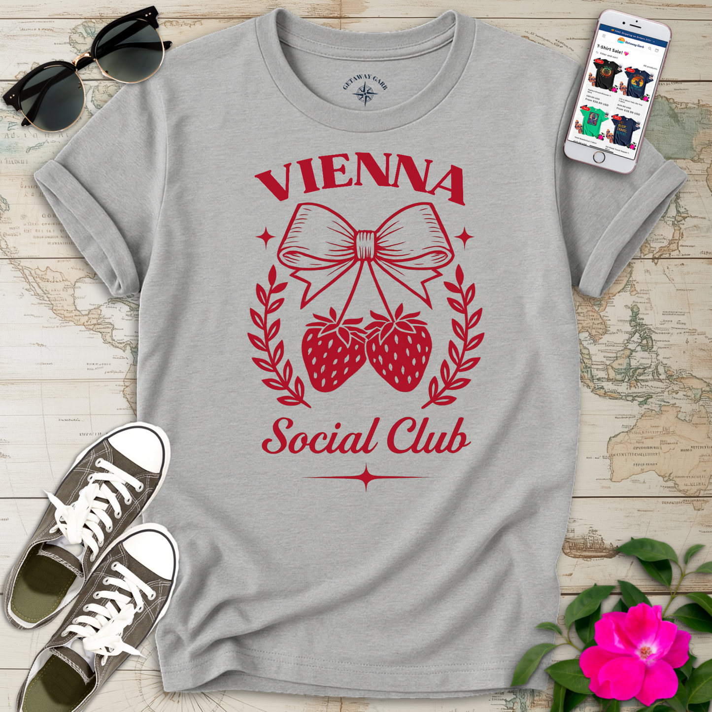 Vienna Strawberry Social Club T-Shirt