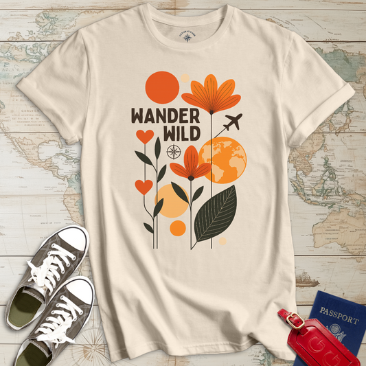 Wander Wild Boho Flowers T-Shirt