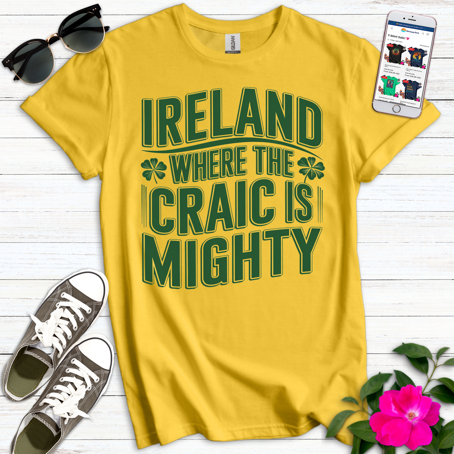 Ireland Where Craic Mighty T-Shirt