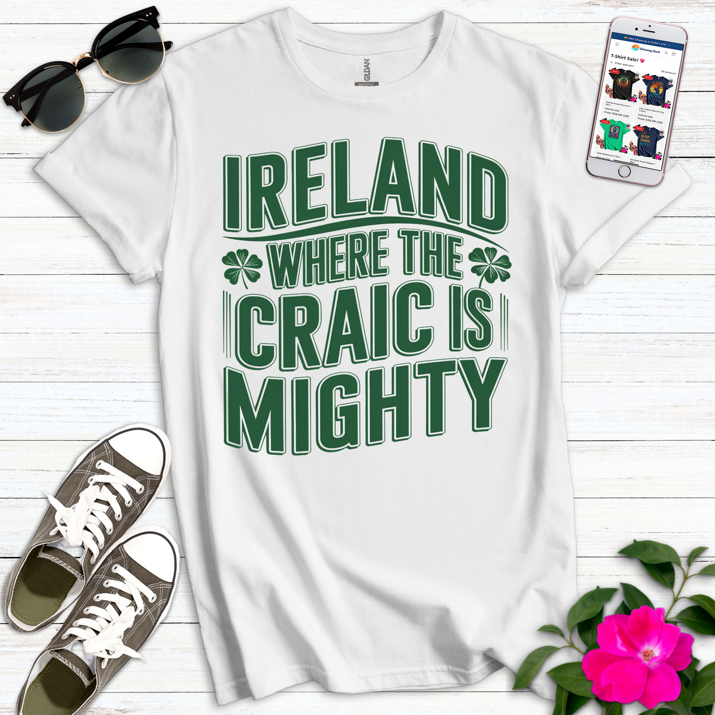 Ireland Where Craic Mighty T-Shirt