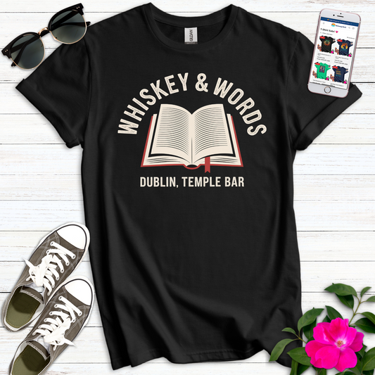 Whiskey & Words Temple Bar T-Shirt