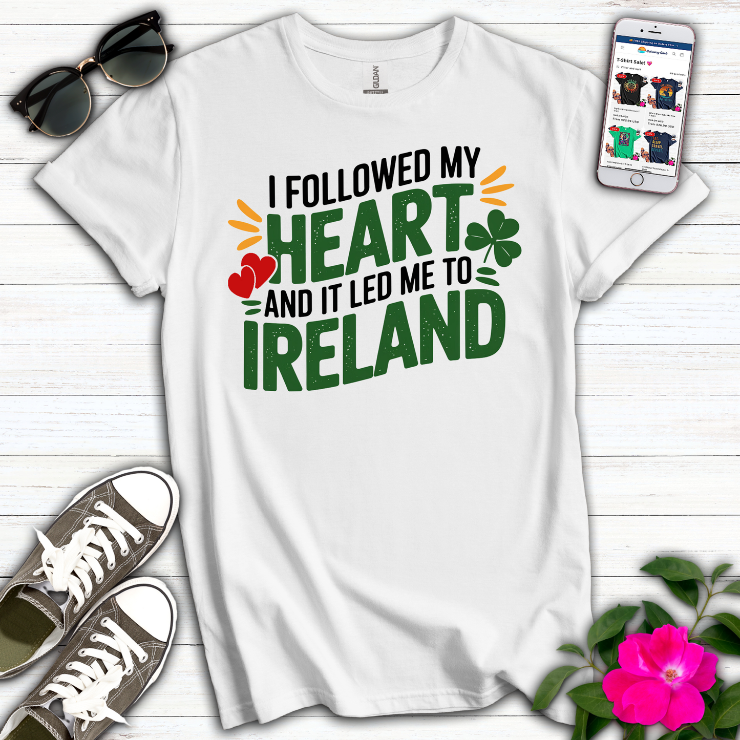 Heart Led to Ireland T-Shirt