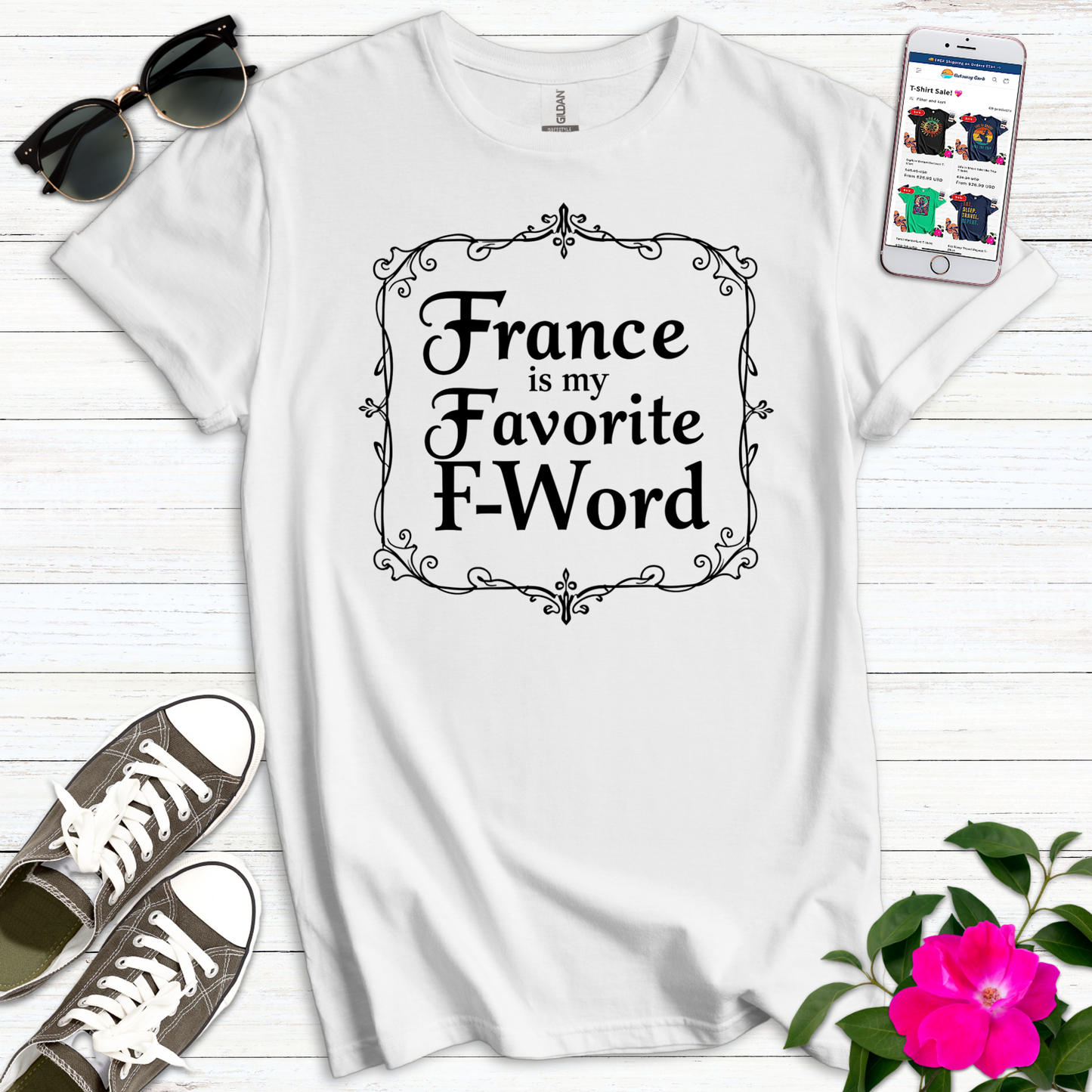 France Favorite F-Word T-Shirt