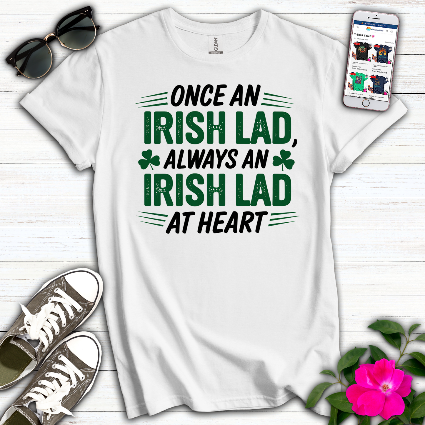 Irish Lad at Heart T-Shirt