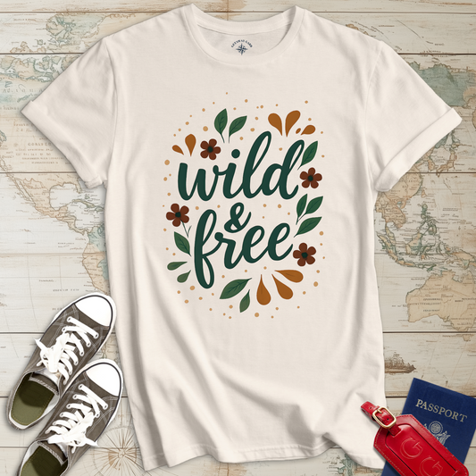 Wild & Free Earth Tones T-Shirt